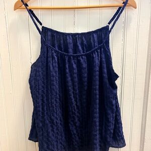 Navy Blue Women's Top
